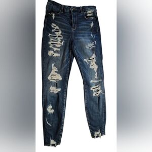 Distressed Blue Jeans for Women